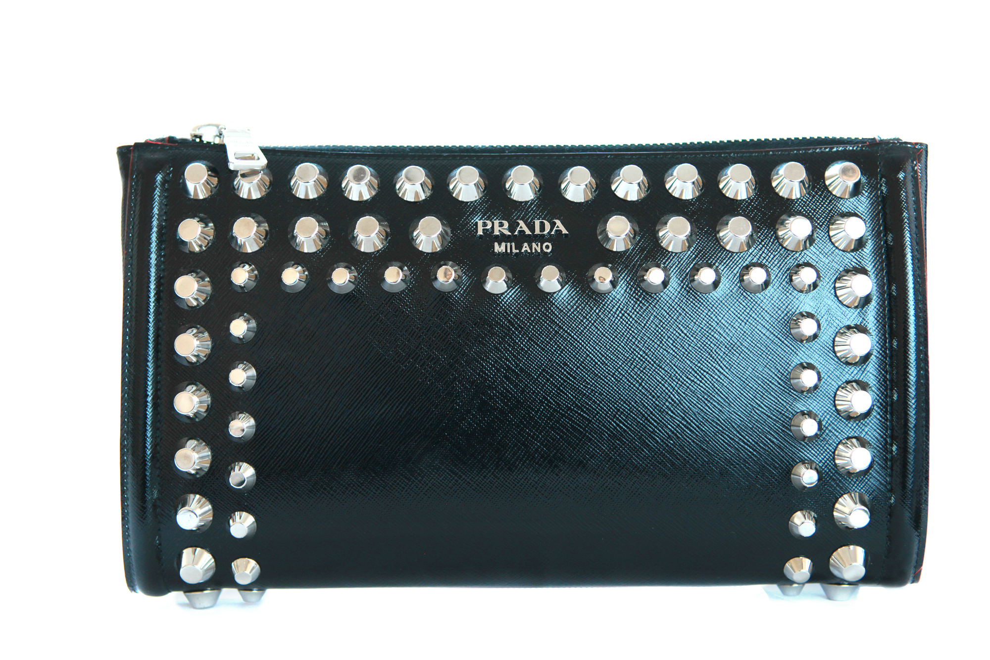 prada bag price - prada leather clutch bag